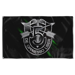 5Th Special Forces Group(Legacy) Numeral Flag Banner