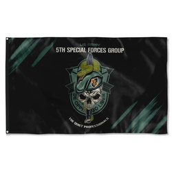 5Th Special Forces Group Snake Eaters Flag Banner