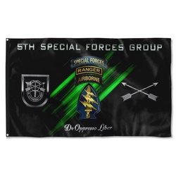 5Th Special Forces Group Tabbed (Legacy)Flag Banner