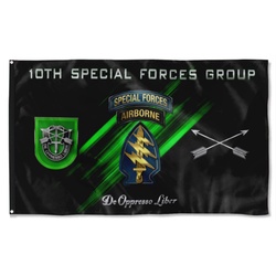 10Th Special Forces Group Flag Banner