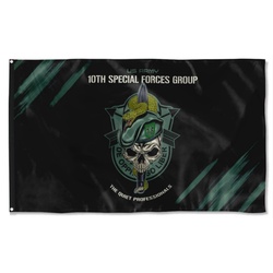 10Th Special Forces Group Snake Eaters Flag Banner