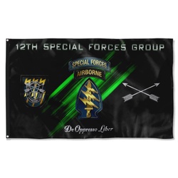 12Th Special Forces Group Flag Banner