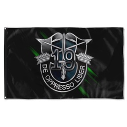 19Th Special Forces Group Numeral Flag Banner
