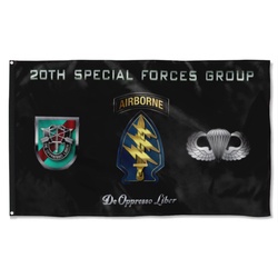 Custom 20Th SFG Airborne Flag Banner