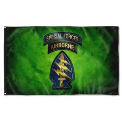 Special Forces Green Flag Banner