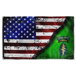 Special Forces Stars And Stripes Flag Banner
