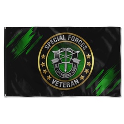 Special Forces Veteran Flag Banner