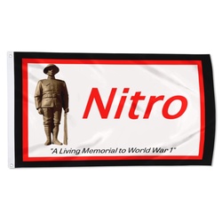 Nitro, West Virginia Flag Banner