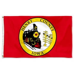 Henry County, Iowa Flag Banner