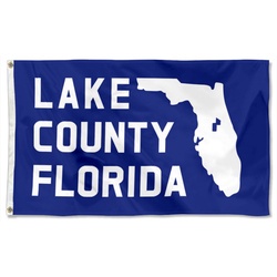Lake County, Florida Flag Dark Blue Flag Banner