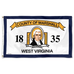 Marshall County, West Virginia Flag Banner