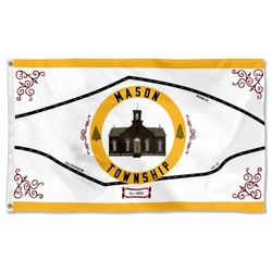 Mason Township, Cass County, Michigan Flag Banner