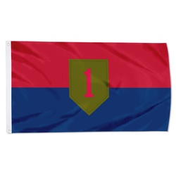 Army 1st Infantry Division Flag Banner