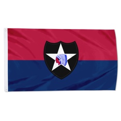 Army 2nd Infantry Division Flag Banner