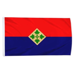 Army 4th Infantry Division Flag Banner