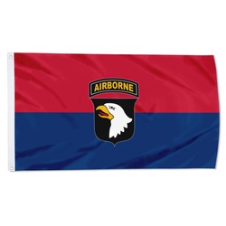 The U.S. 101st Airborne Division Flag Banner