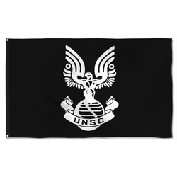 Halo Inspired UNSC Flag Banner