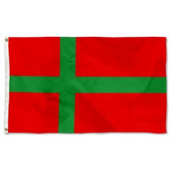 Unofficial of Bornholm Flag Banner