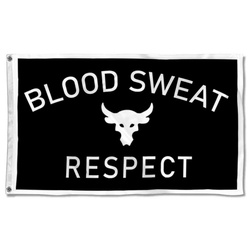 Blood Sweat Respect Flag Banner
