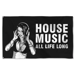 House Music Memorable Flag Banner