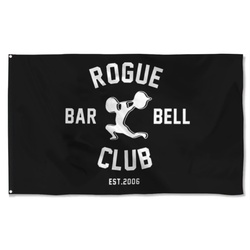 Rogue Barbell Club Fitness Flag Banner