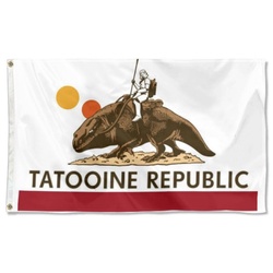 Tatooine Republic Star Wars Battle Flag Banner