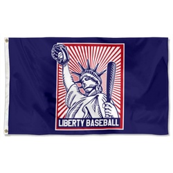 Liberty Baseball Flag Banner