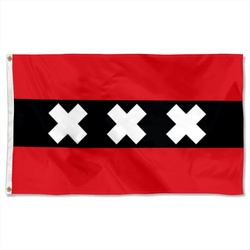Amsterdam City Flag Banner