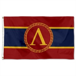 Ancient Style Polis of Sparta Flag Banner