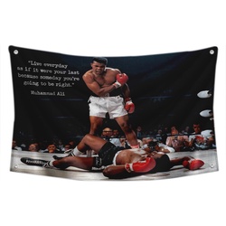 Muhammad Ali Live Every Day Motivational Quote Boxing Flag Banner
