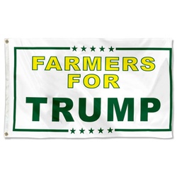 Farmers For Trump Flag Banner
