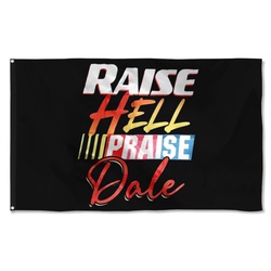 Racing Raise Praise Flag Banner