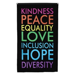 Kindness Peace Love Hope Flag  Banner