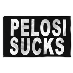 Pelosi Sucks Flag Banner