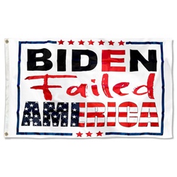 Donald Trump Biden Flag Failed America Flag Banner