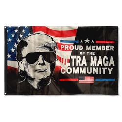 Donald Trump Flag Proud Ultra Maga Flag Banner