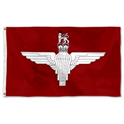 Parachute Regiment Paras British Army Flag With Rope and Toggle Flag Banner