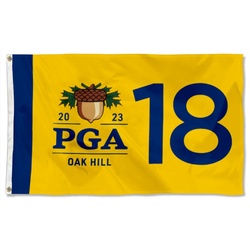 2023 PGA Championship pin flag Oak Hill Country Club Flag Banner