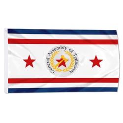 The State of Tennessee Flag General Assembly banner Flag Banner