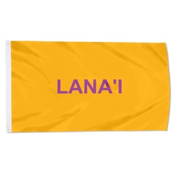 Lana'i, Hawaii (unofficial) Flag Banner