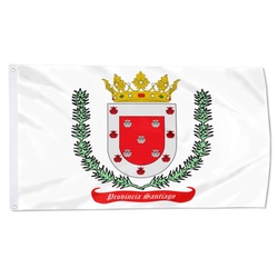Santiago Province, Dominican Rep Flag Banner
