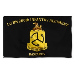 1st BN 200th Infantry Regiment Flag  Banner