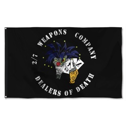 2-7 Weapons Company Flag Banner
