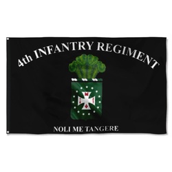 4th IN. Flag Banner