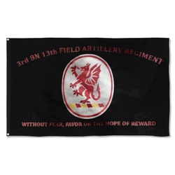 13th Field Artillery Flag Banner