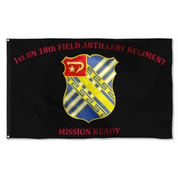 18th Field Artillery Flag Banner
