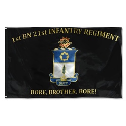 21st IN. Custom Guidon Flag Banner