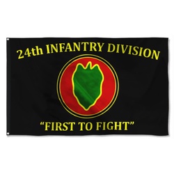 24th Infantry Division Flag Banner