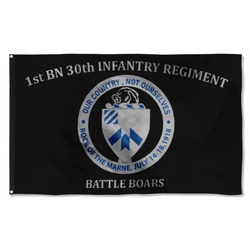 30th IN. Custom Guidon Flag Banner