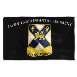 102nd IN. Custom Guidon Flag Banner
